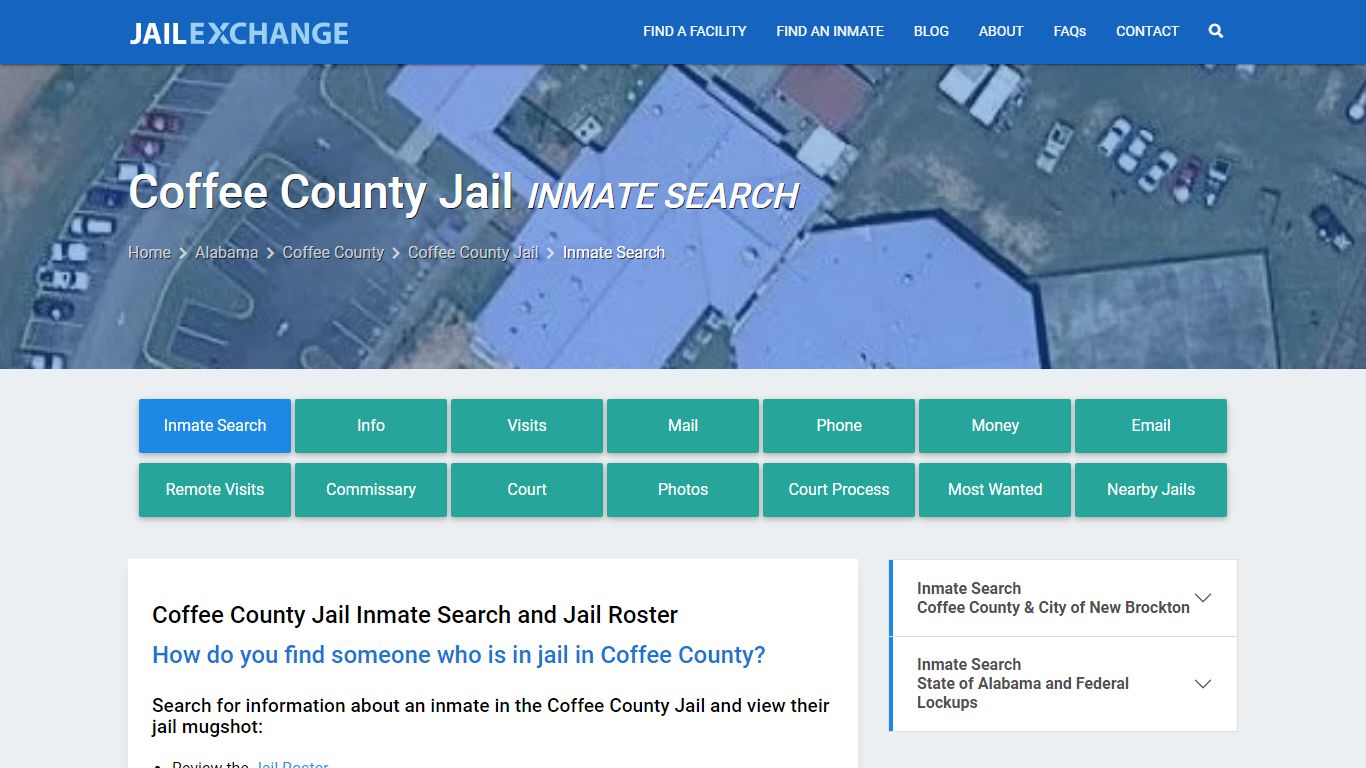 Inmate Search: Roster & Mugshots - Coffee County Jail, AL - Jail Exchange